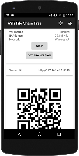 WiFi File Share - Image screenshot of android app