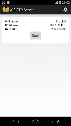 WiFi FTP Server - عکس برنامه موبایلی اندروید