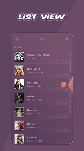 Music Player - عکس برنامه موبایلی اندروید