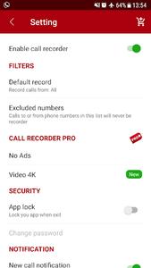 Call recorder automatic HD - Image screenshot of android app