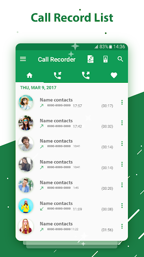 call recorder - عکس برنامه موبایلی اندروید