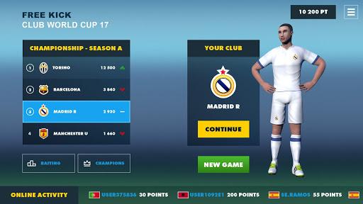 Free Kick Club World Cup 17 - Gameplay image of android game