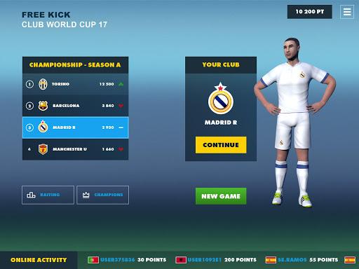 Free Kick Club World Cup 17 - Gameplay image of android game