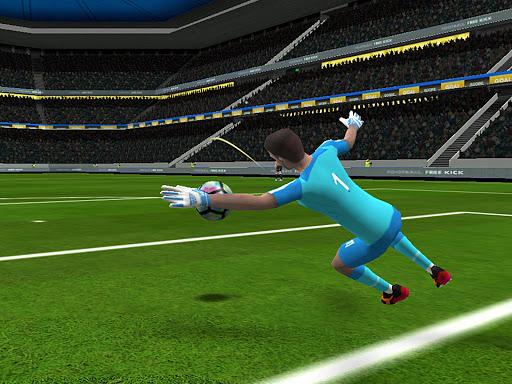 Freekick Football EUROPA League 18 - Gameplay image of android game