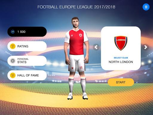 Freekick Football EUROPA League 18 - Gameplay image of android game
