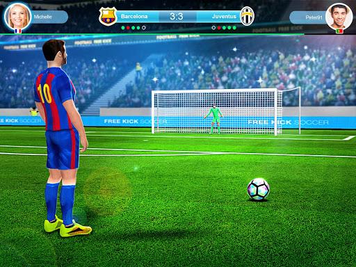 FreeKick PvP Football - Gameplay image of android game