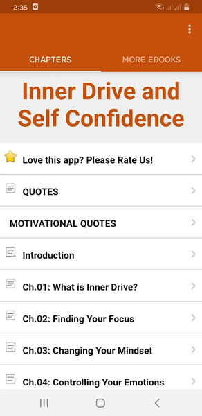 Inner Drive and Self Confidenc - عکس برنامه موبایلی اندروید