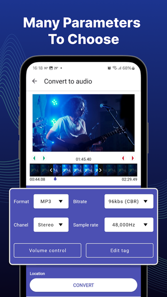 Video to MP3 Converter - عکس برنامه موبایلی اندروید