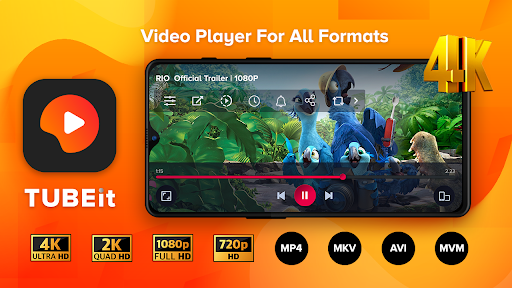 Media Player - Full HD Video Player, Music Player - Image screenshot of android app