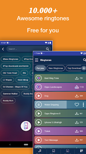 Music ringtones for android - Image screenshot of android app