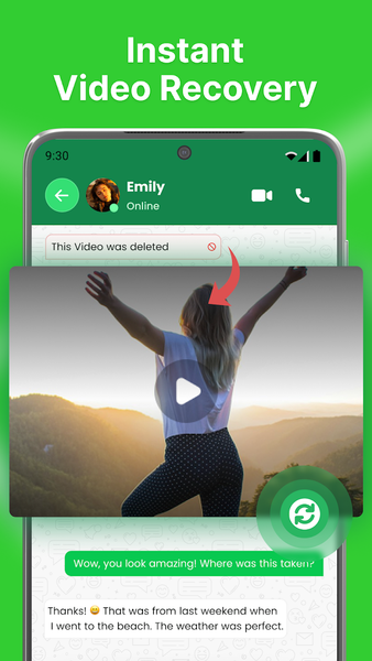 Recover Deleted Messages App - عکس برنامه موبایلی اندروید