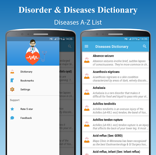 Diseases Treatments Dictionary - Image screenshot of android app