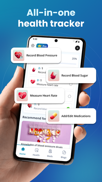 iPulse: Heart Rate, BP Tracker - عکس برنامه موبایلی اندروید