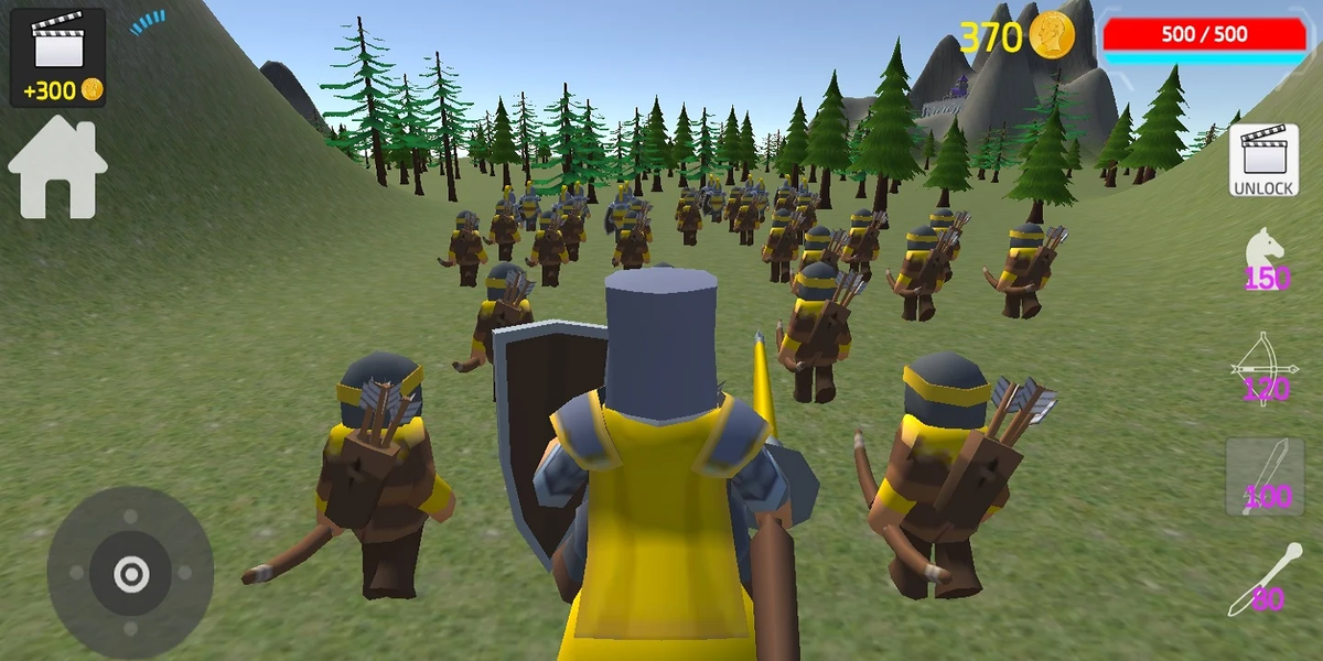 Medieval War Tiny - Gameplay image of android game