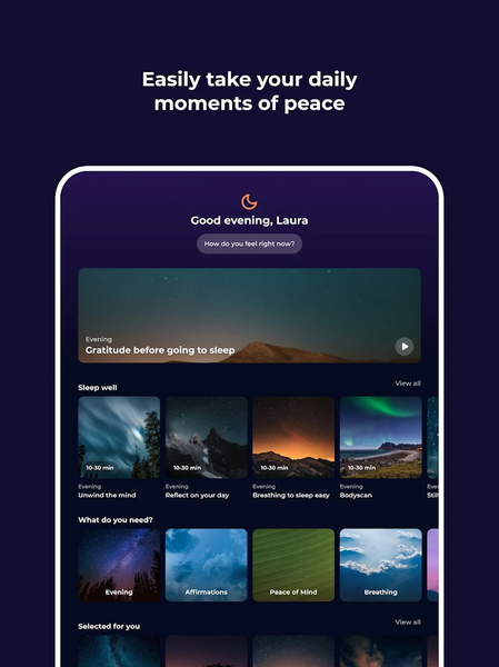 Meditation Moments - عکس برنامه موبایلی اندروید