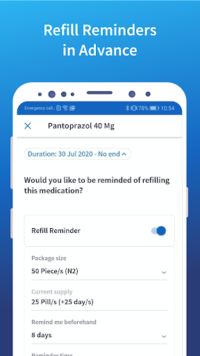 mediteo medication reminder - عکس برنامه موبایلی اندروید
