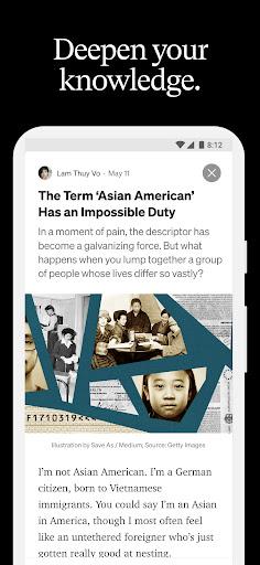 Medium - Image screenshot of android app