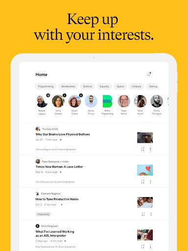 Medium - Image screenshot of android app