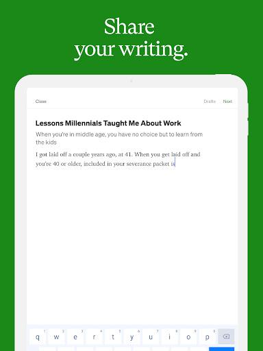 Medium - Image screenshot of android app