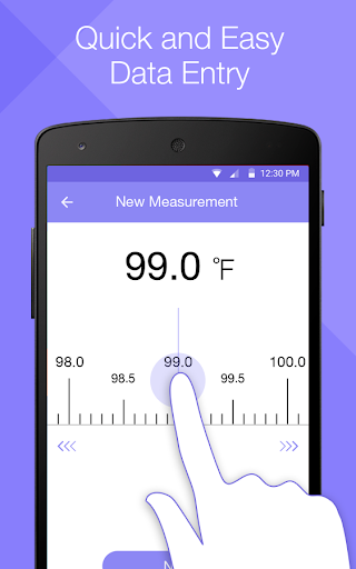 Body Temperature Tracking App - عکس برنامه موبایلی اندروید