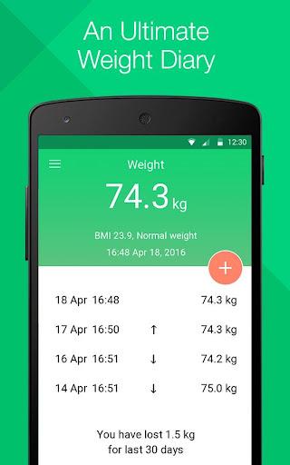 Weight Tracking Diary by MedM - عکس برنامه موبایلی اندروید