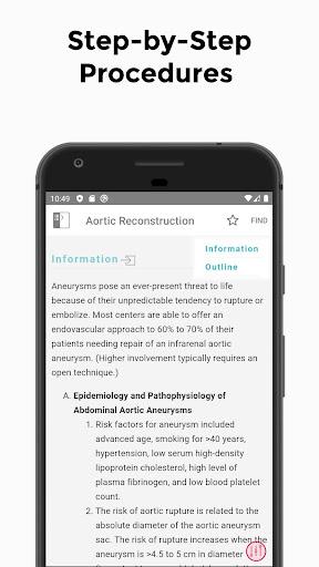 Handbook Clinical Anesthesia - Image screenshot of android app