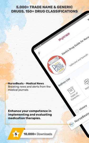 Davis’s Drug Guide for Nurses - Image screenshot of android app