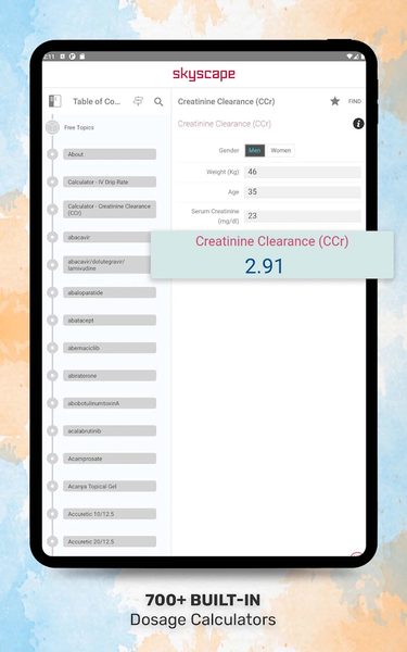 Davis’s Drug Guide for Nurses - Image screenshot of android app