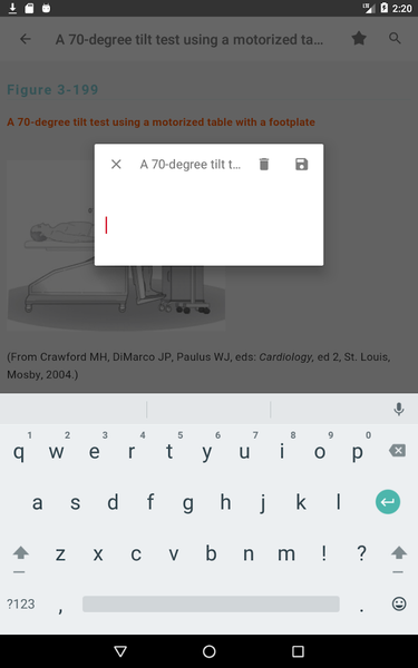 Ferri's Best Test - Lab Guide - Image screenshot of android app