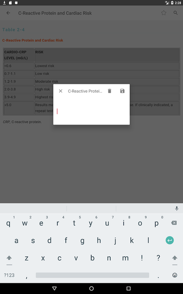 Ferri's Best Test - Lab Guide - Image screenshot of android app