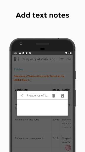 First Aid for the USMLE Step 1 - Image screenshot of android app
