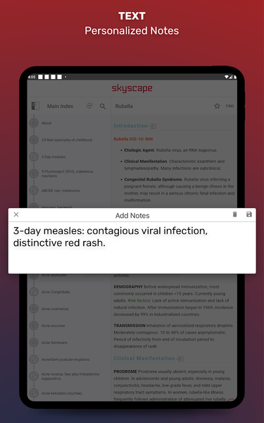 Fitzpatrick's Color Atlas - Image screenshot of android app