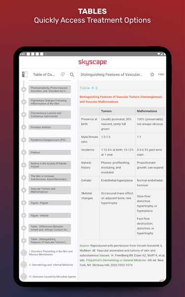 Fitzpatrick's Color Atlas - Image screenshot of android app