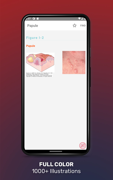 Fitzpatrick's Color Atlas - Image screenshot of android app