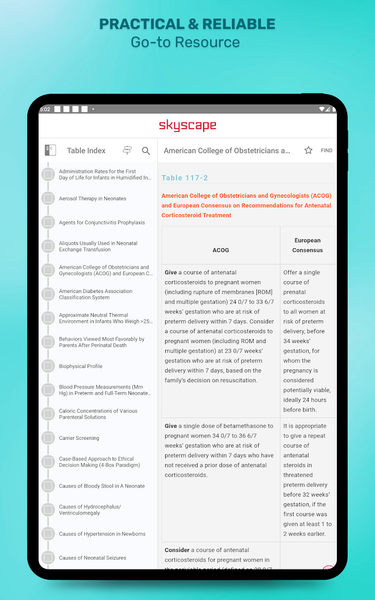 Gomella's Neonatology - Image screenshot of android app