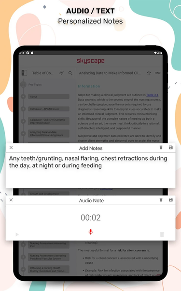 Nurses' HBK Health Assessment - Image screenshot of android app