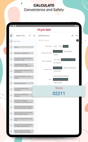 Nurses' HBK Health Assessment - Image screenshot of android app