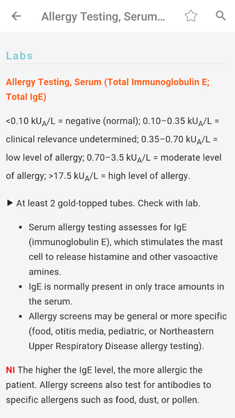 Lab Notes & Diagnostic Tests - عکس برنامه موبایلی اندروید