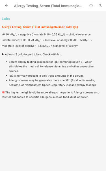 Lab Notes & Diagnostic Tests - عکس برنامه موبایلی اندروید