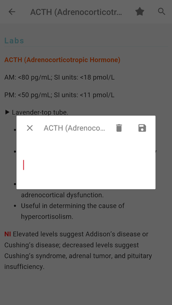 Lab Notes & Diagnostic Tests - عکس برنامه موبایلی اندروید