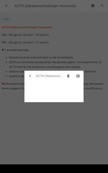 Lab Notes & Diagnostic Tests - عکس برنامه موبایلی اندروید