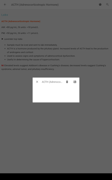 Lab Notes & Diagnostic Tests - عکس برنامه موبایلی اندروید