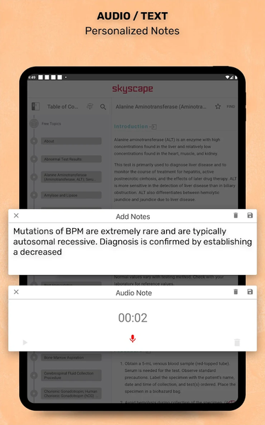 Manual Lab & Diagnostic Tests - Image screenshot of android app
