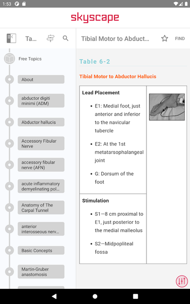 McLean EMG Guide - عکس برنامه موبایلی اندروید