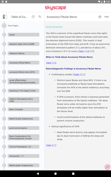 McLean EMG Guide - عکس برنامه موبایلی اندروید