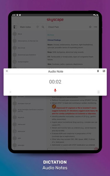 MedSurg Notes: Nurse Pkt Guide - Image screenshot of android app