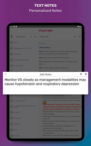 MedSurg Notes: Nurse Pkt Guide - Image screenshot of android app