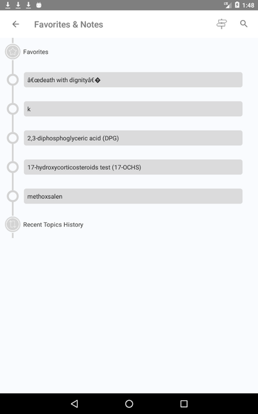 Mosby's Pocket Dictionary - Image screenshot of android app