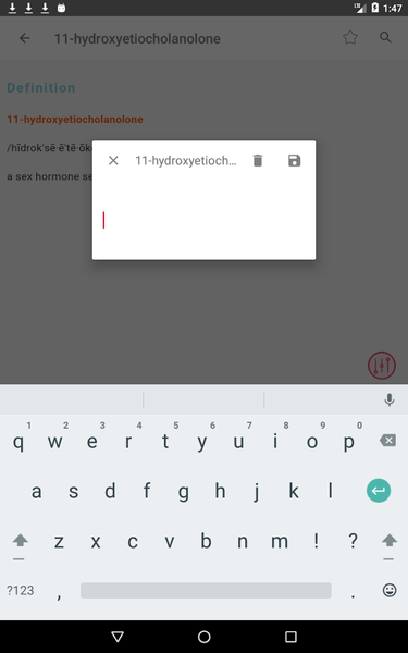Mosby's Pocket Dictionary - Image screenshot of android app