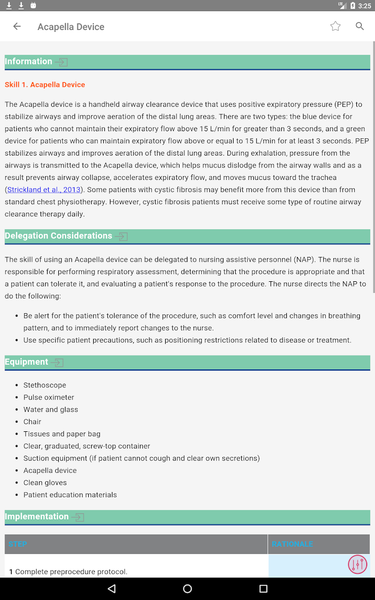 Nursing Skills & Procedures - Image screenshot of android app